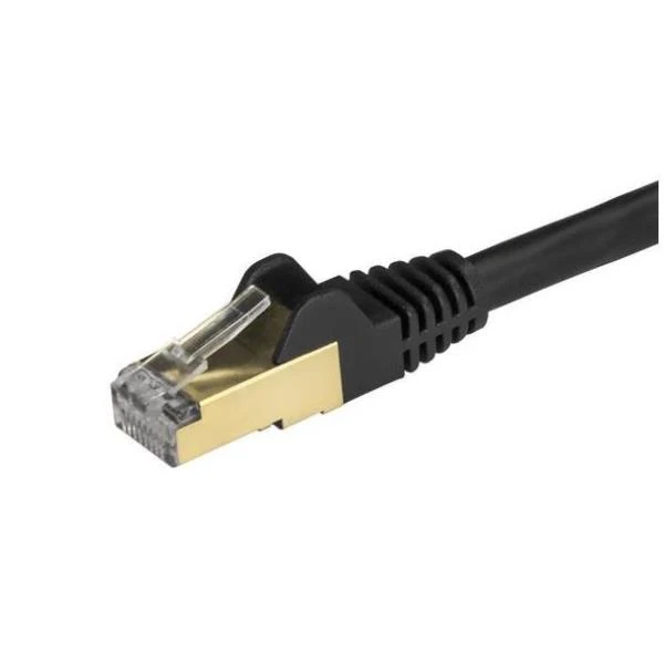 StarTech.com Cavo di Rete Ethernet Cat6a - Cavo Schermato STP da 50cm - Nero