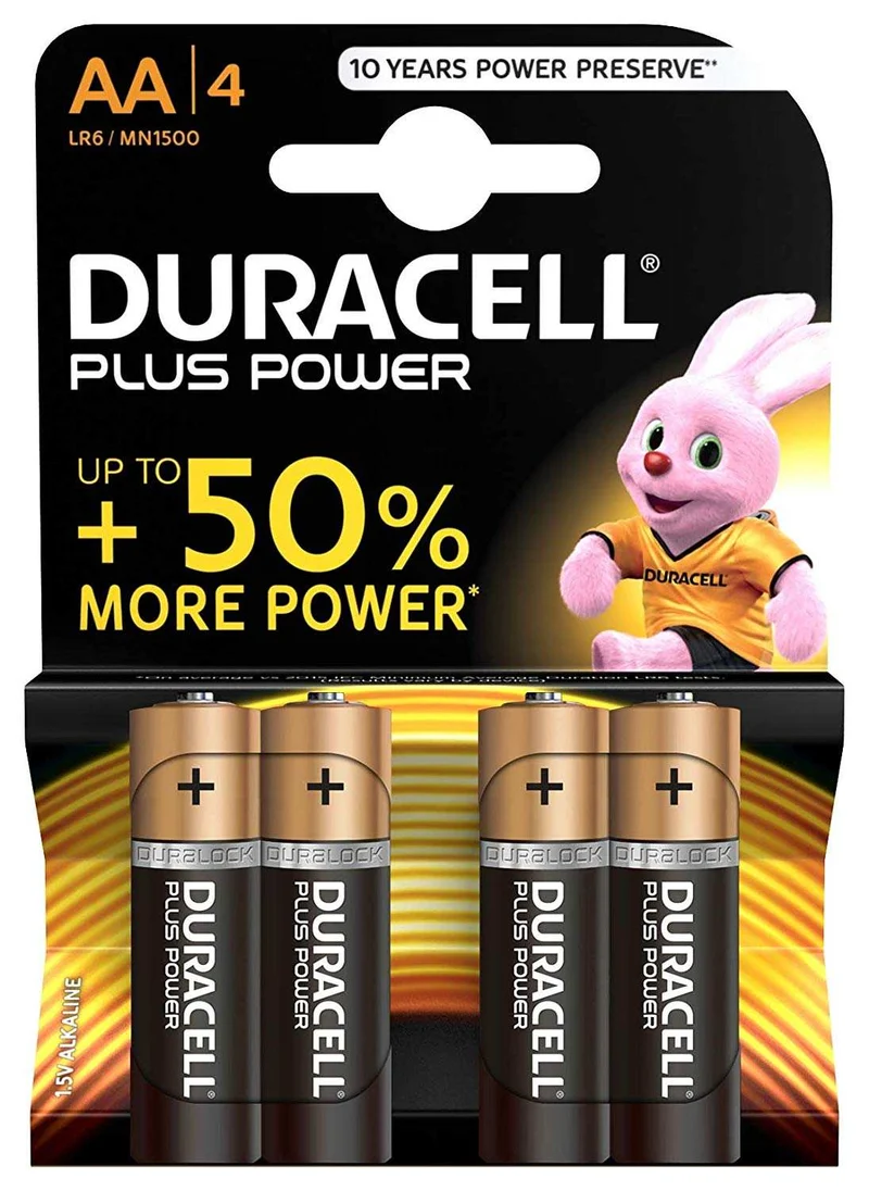Duracell MN1500 4x Pile Stilo AA 1,5V LR6