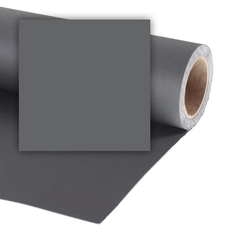 Colorama LL CO149 Fondale in Carta 2,7x11mt Charcoal Grigio