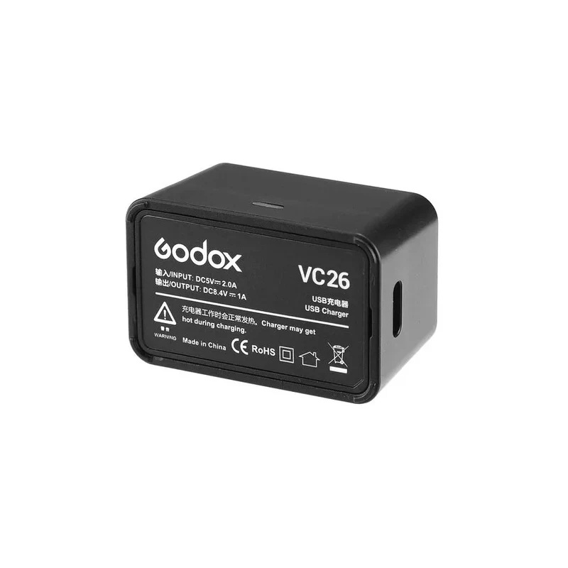 Godox VC26 Caricabatterie USB per Batteria VB26