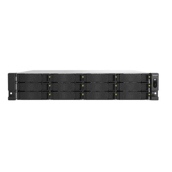 QNAP TS-H1277AXU-RP NAS Armadio (2U) AMD Ryzen™ 5 16 GB DDR5 0 TB QuTS hero Nero