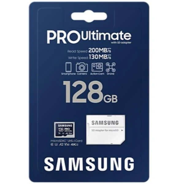 Samsung PRO Ultimate microSD Memory Card 128GB