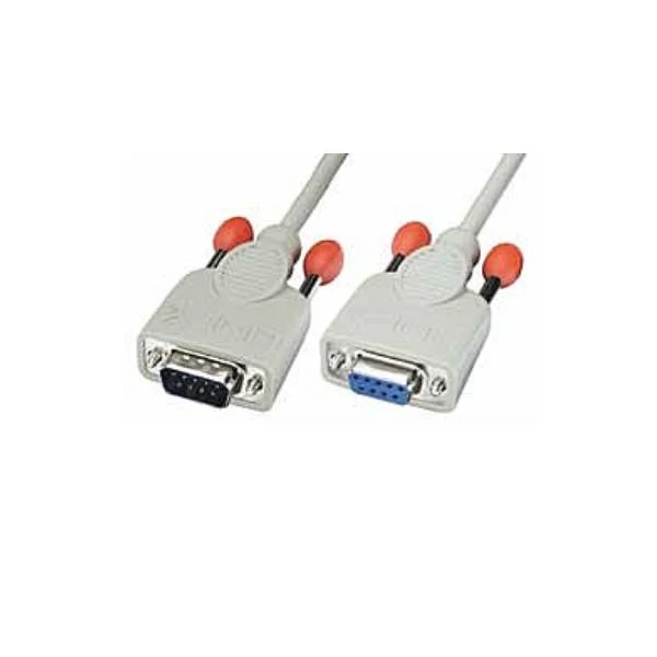 Lindy 0,5m RS232 Cable cavo di segnale Grigio