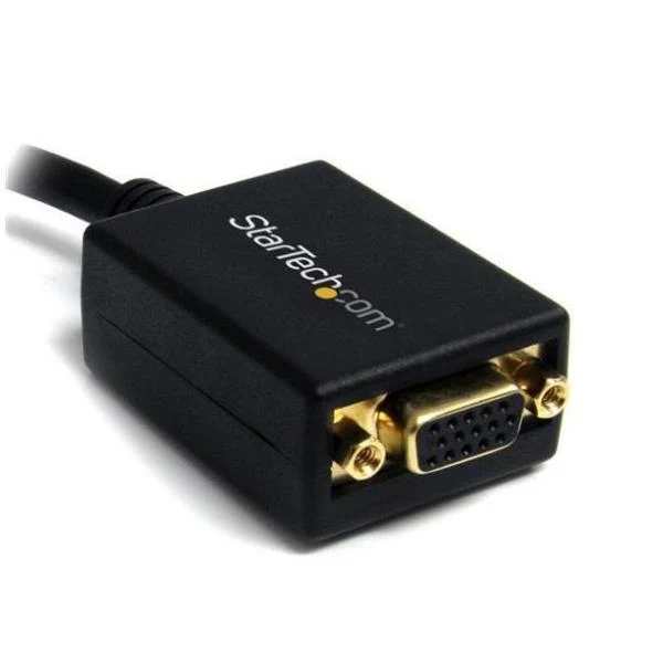 StarTech.com Adattatore DisplayPort VGA - Convertitore attivo da DP a VGA - Video 1080p - Certificato DisplayPort - Cavo monitor/Adattatore Dongle DP/DP++ a VGA - Connettore DP a scatto