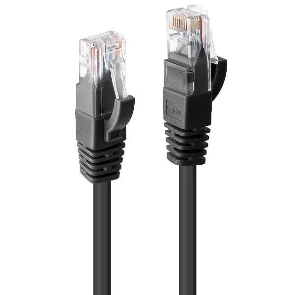 Lindy 48075 cavo di rete Nero 0,3 m Cat6 U/UTP (UTP)