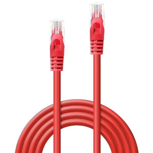 Lindy 48187 cavo di rete Rosso 10 m Cat6 U/UTP (UTP)