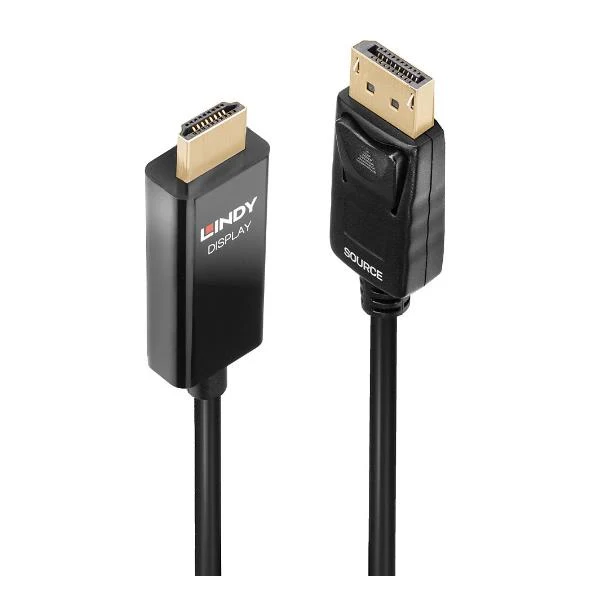Lindy 40927 cavo e adattatore video 3 m DisplayPort HDMI tipo A (Standard) Nero