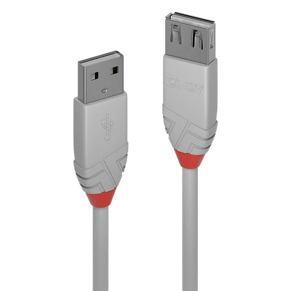 Lindy 36715 cavo USB USB 2.0 5 m USB A 0,48 Gbit/s Grigio