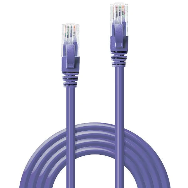 Lindy 48123 cavo di rete Viola 2 m Cat6 U/UTP (UTP)