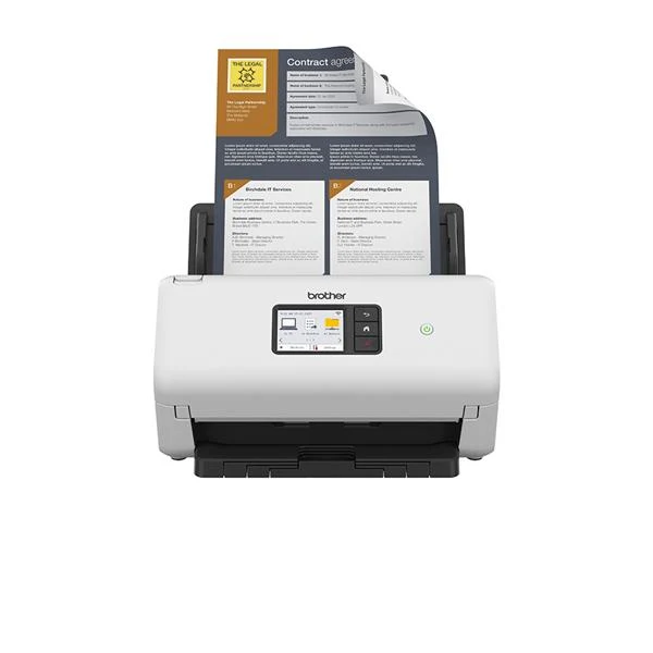 Brother ADS-4550W scanner Scanner ADF 600 x 600 DPI Nero, Bianco