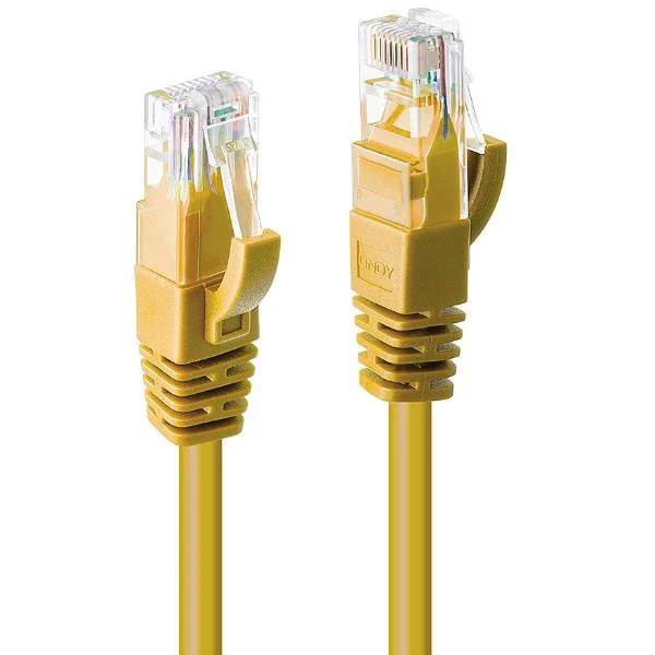 Lindy 48060 cavo di rete Giallo 0,3 m Cat6 U/UTP (UTP)