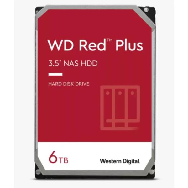 WD RED PLUS 3.5P 6TB 128MB (DK)