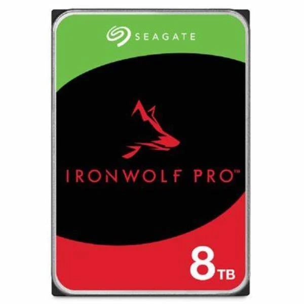 Seagate IronWolf Pro ST8000NT001 disco rigido interno 8 TB 7200 Giri/min 256 MB 3.5" Serial ATA III