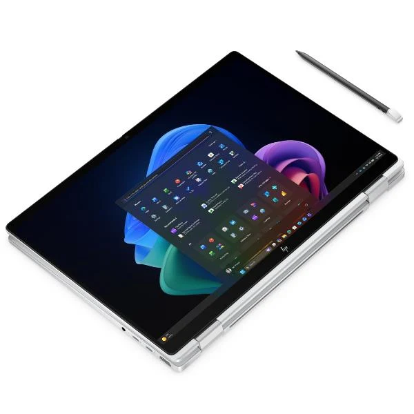 HP EliteBook X Flip G2i 14 inch Notebook Next Gen AI PC Wolf Pro Security Edition Copilot+ PC Intel Core Ultra X7 358H Ibrido (2 in 1) 35,6 cm (14") Touch screen 3K 32 GB LPDDR5x-SDRAM 1 TB SSD Wi-Fi 7 (802.11be) Windows 11 Pro Argento