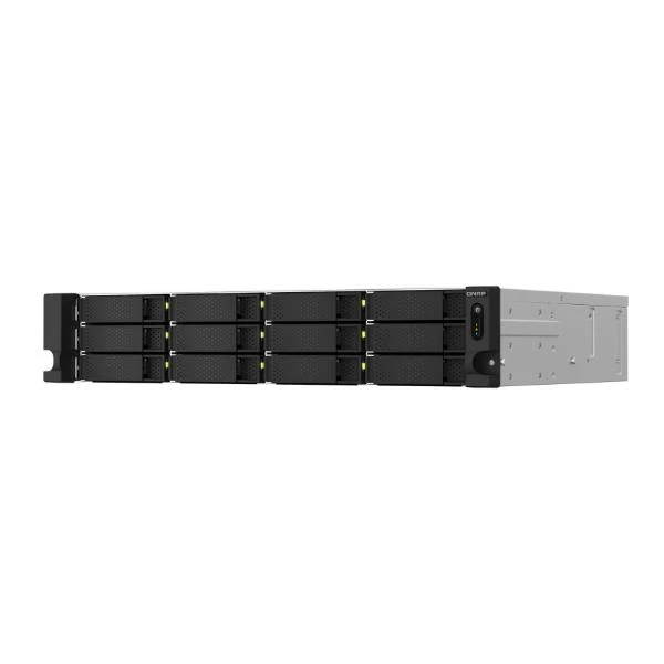 QNAP TS-1264U-RP NAS Armadio (2U) Intel® Celeron® 8 GB DDR4 0 TB QNAP QTS Alluminio, Nero