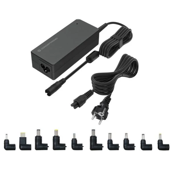 Conceptronic OZUL08B10 adattatore e invertitore Interno 90 W Nero