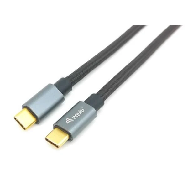 Equip 128354 Cavo USB 3.2 Gen 2 da C a C, M/M, 1,0 m, PD100W , 4K/60Hz, 10Gbps, nero
