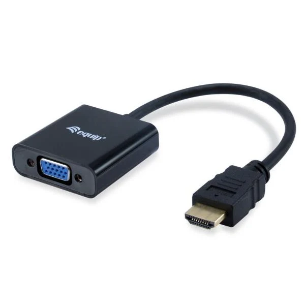 Equip 11903607 cavo e adattatore video HDMI tipo A (Standard) VGA (D-Sub) Nero