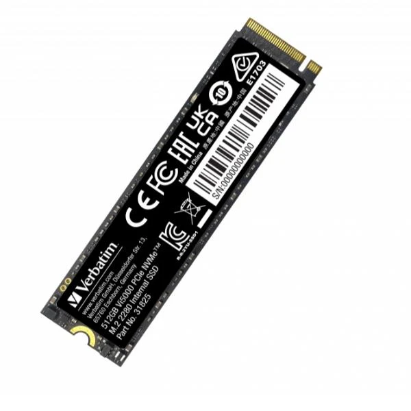 Verbatim Vi5000 512 GB M.2 PCI Express 4.0 NVMe 3D NAND