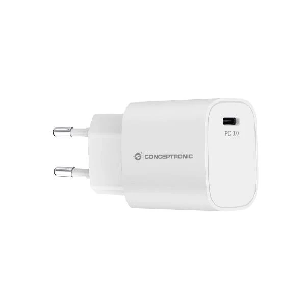Conceptronic ALTHEA14W Caricabatterie per dispositivi mobili Universale Bianco AC Ricarica rapida Interno