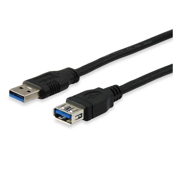 Equip 128398 Cavo di prolunga USB 3.0, da A/M ad A/F, 2,0 m, 5Gbps, nero