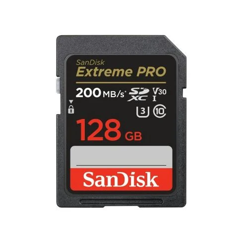 SanDisk Extreme PRO SDXC 128GB UHS-I U3 V30 200 MB/s