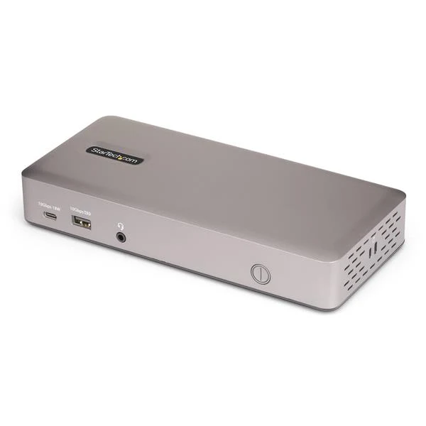 StarTech.com Docking Station USB4 per Tre Monitor, Dock USB-C Multi Display HDMI/DisplayPort 4K 60Hz, Ricarica Laptop 100W, porta Ethernet 2.5GbE, Plug & Play