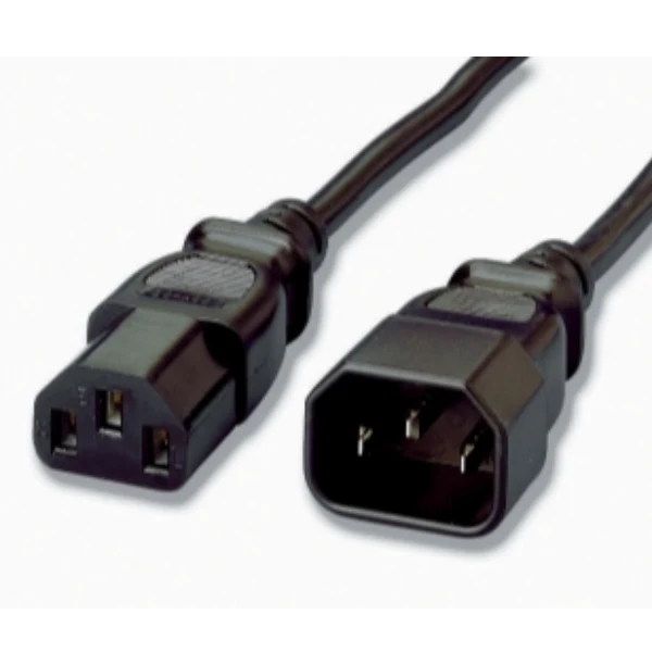 Equip 112100 Nero 1,8 m Accoppiatore C13 Accoppiatore C14