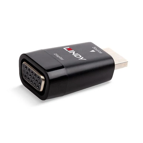 Lindy 38194 adattatore per inversione del genere dei cavi HDMI Type A (Standard) VGA Nero