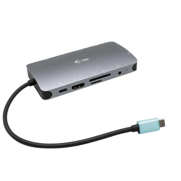 i-tec Metal USB-C Nano Dock HDMI/VGA with LAN + Charger 100W