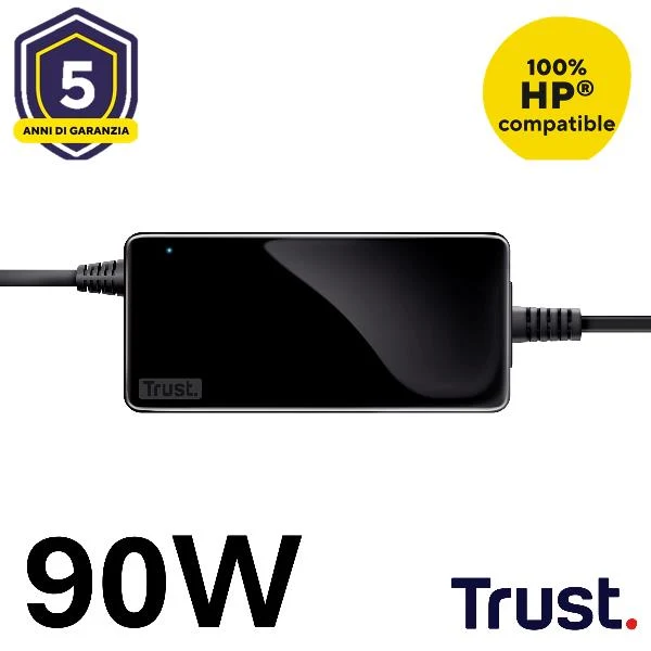 Trust 23393 adattatore e invertitore Interno 90 W Nero