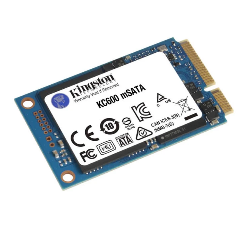 Kingston Technology Drive SSD KC600 SATA3 mSATA 1024G