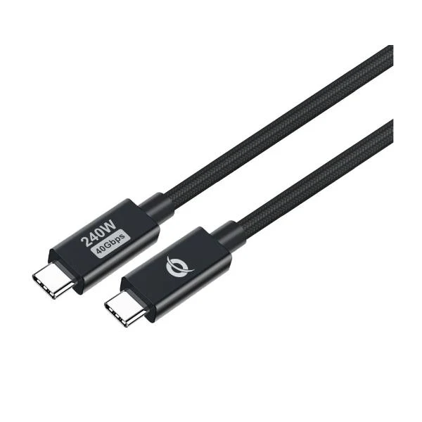 Conceptronic ETTA04B12 cavo USB USB4 Gen 3x2 1,2 m USB C Nero