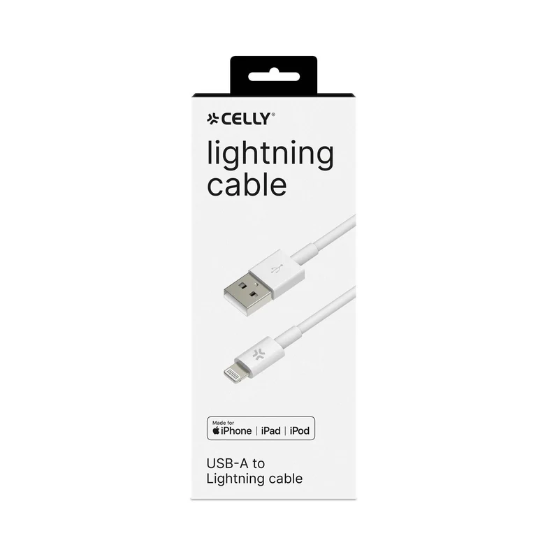 Celly USBLIGHT cavo Lightning Bianco