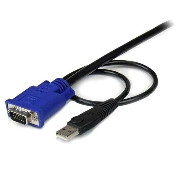 StarTech.com Cavo sottile KVM, VGA, USB, 2 in 1 1,3 m c.a.