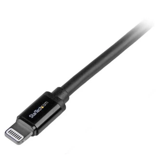 StarTech.com Cavo lungo connettore lightning a 8 pin Apple nero a USB da 2 m per iPhone / iPod / iPad