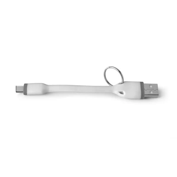 Celly USBTYPECKEYWH cavo USB USB 2.0 0,12 m USB A USB C Bianco