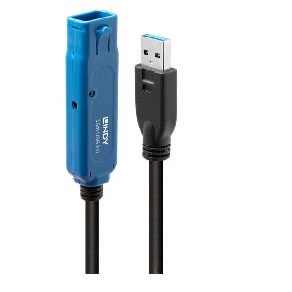 Lindy 43229 cavo USB USB 3.2 Gen 1 (3.1 Gen 1) 15 m USB A Nero