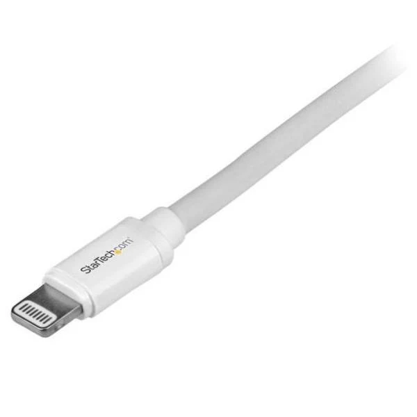 StarTech.com Cavo lungo connettore lightning a 8 pin Apple bianco da 2 m a USB per iPhone / iPod / iPad