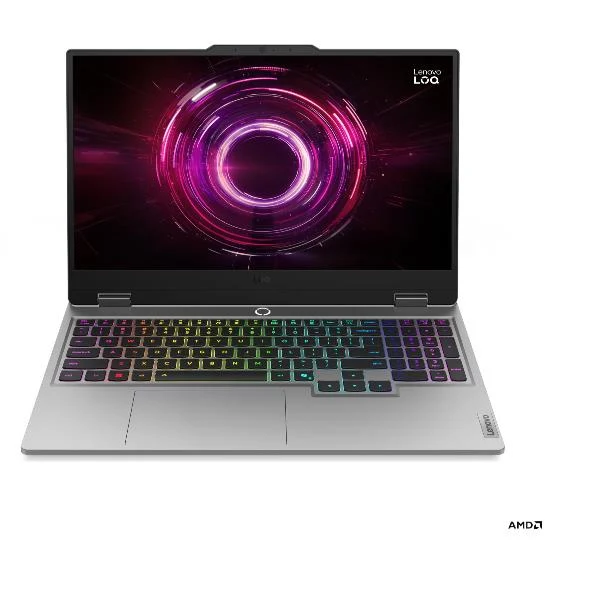 Lenovo LOQ 15AHP10 AMD Ryzen™ 7 250 Computer portatile 39,6 cm (15.6") Full HD 16 GB DDR5-SDRAM 1 TB SSD NVIDIA GeForce RTX 5060 Wi-Fi 6 (802.11ax) Windows 11 Home Italiano Grigio