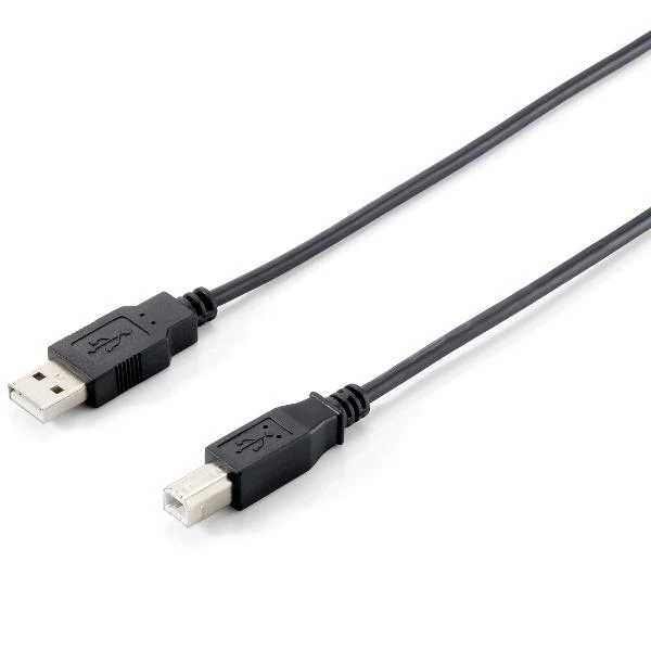 Equip 128860 Cavo USB 2.0 da tipo A a tipo B, 1,8 m, nero