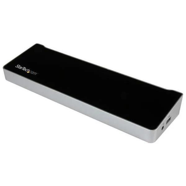 StarTech.com Docking Station USB-C per triplo monitor UHD 4K, Mac e Windows, Dock USB C a HDMI e DisplayPort, Hub a 5 porte USB 3.0 - PD 60W