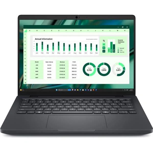 DELL Pro Max 14 MC14250 Intel Core Ultra 7 265H Workstation mobile 35,6 cm (14") Full HD+ 32 GB LPDDR5x-SDRAM 1 TB SSD NVIDIA RTX PRO 500 Blackwell Wi-Fi 7 (802.11be) Windows 11 Pro Italiano Nero