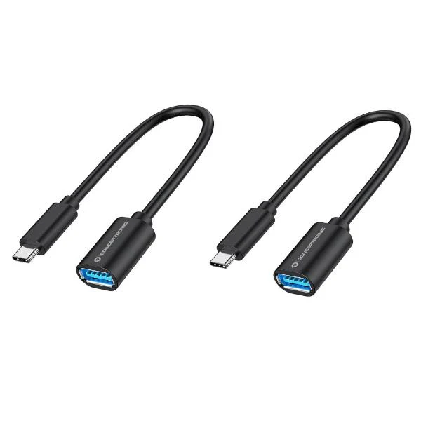 Conceptronic ABBY11B cavo USB USB 3.2 Gen 1 (3.1 Gen 1) 0,2 m USB C USB A Nero