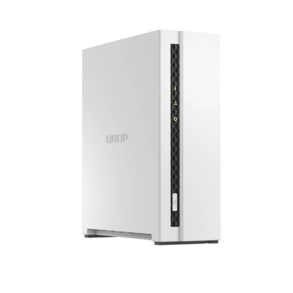 QNAP TS-133 server NAS e di archiviazione Tower Cortex-A55 2 GB DDR4 0 TB QNAP Turbo System Bianco