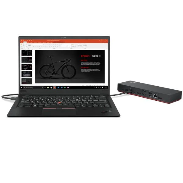 Lenovo ThinkPad Universal Thunderbolt 4 Smart Dock Cablato Nero