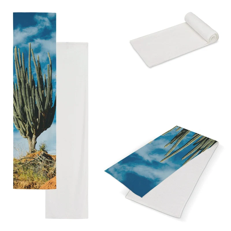 Asciugamano double-face con stampa full 30x130 cm