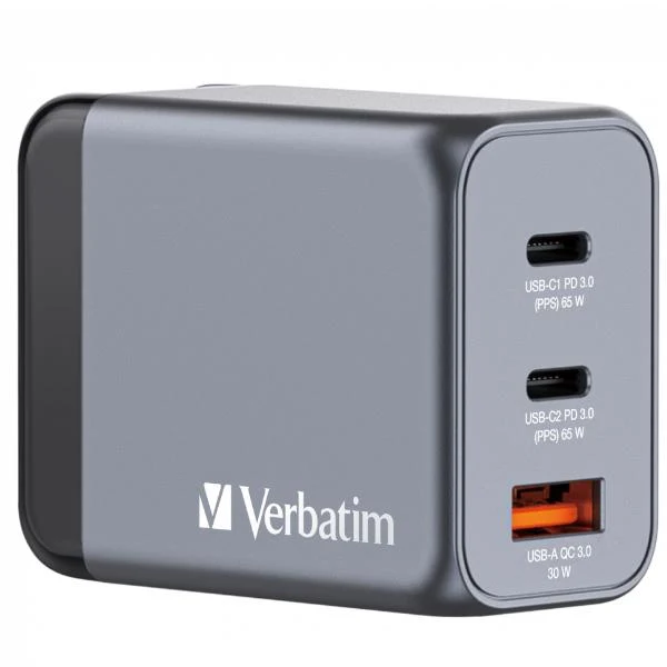 Verbatim GNC-65 Universale Nero, Grigio AC Ricarica rapida Interno