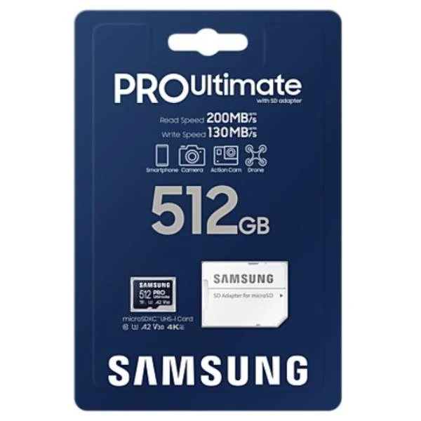 Samsung PRO Ultimate microSD Memory Card 512GB