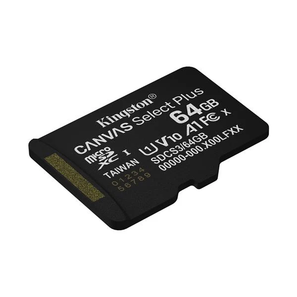Kingston Technology 128GB micSDXC Canvas Select Plus Gen3 150R A1 (Adattatore SD non incluso)